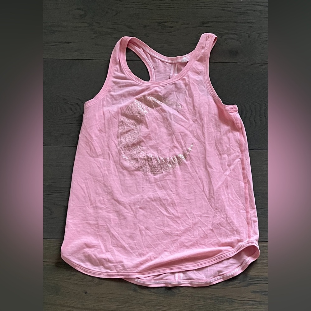 Ivivva girks pink tank top sz 8 brand new